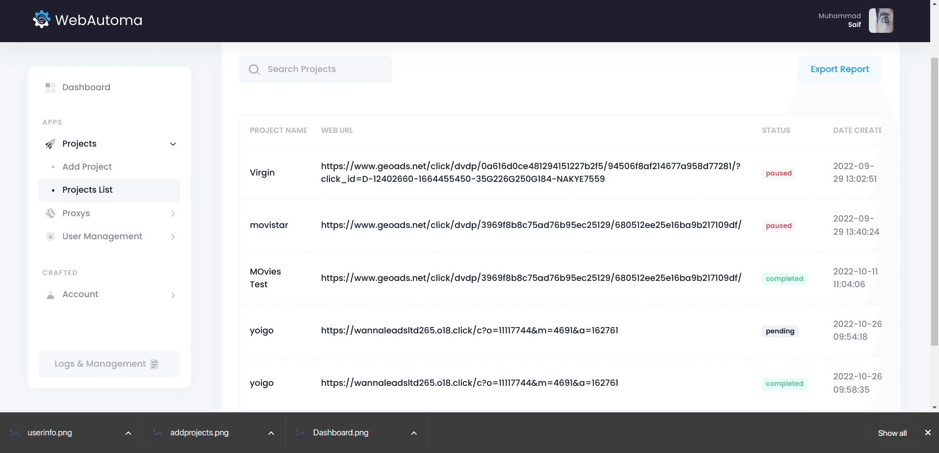 Automated Web Form Filling System